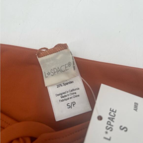 L*SPACE Bikini Bottom Lana Size Small NWT Twist High Waisted Beach Resort NWT - Picture 9 of 13